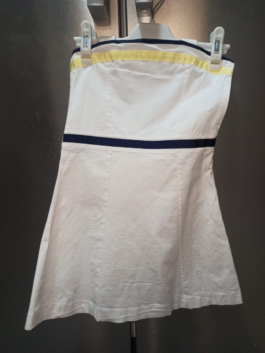 Vestido algodão, estilo marinheiro NOVO 4/5 anos
