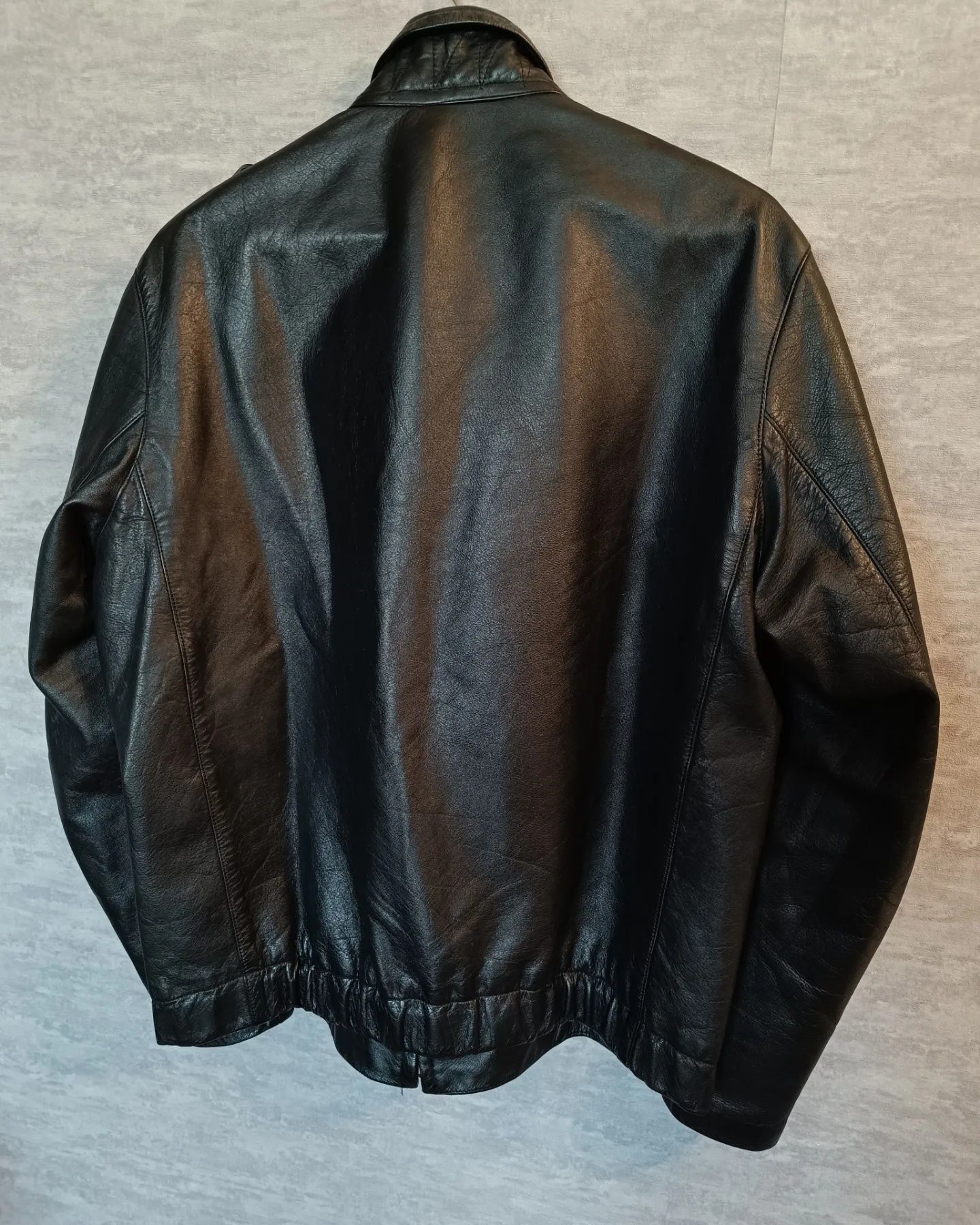 Vintage 90s motorcycle police винтажная кожаная куртка полиции