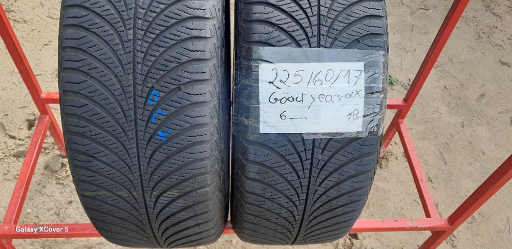 Opony Wielosezonowe 225÷60÷17÷.GOOD YEAR.100 zł.Adres-ZALESIANY 33 A.