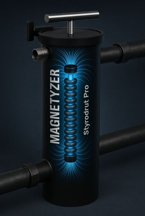 Magnetyzer Filtr Magnetyczny Styrodrut PRO55 3/4 duży 55 cm x 11.5 cm