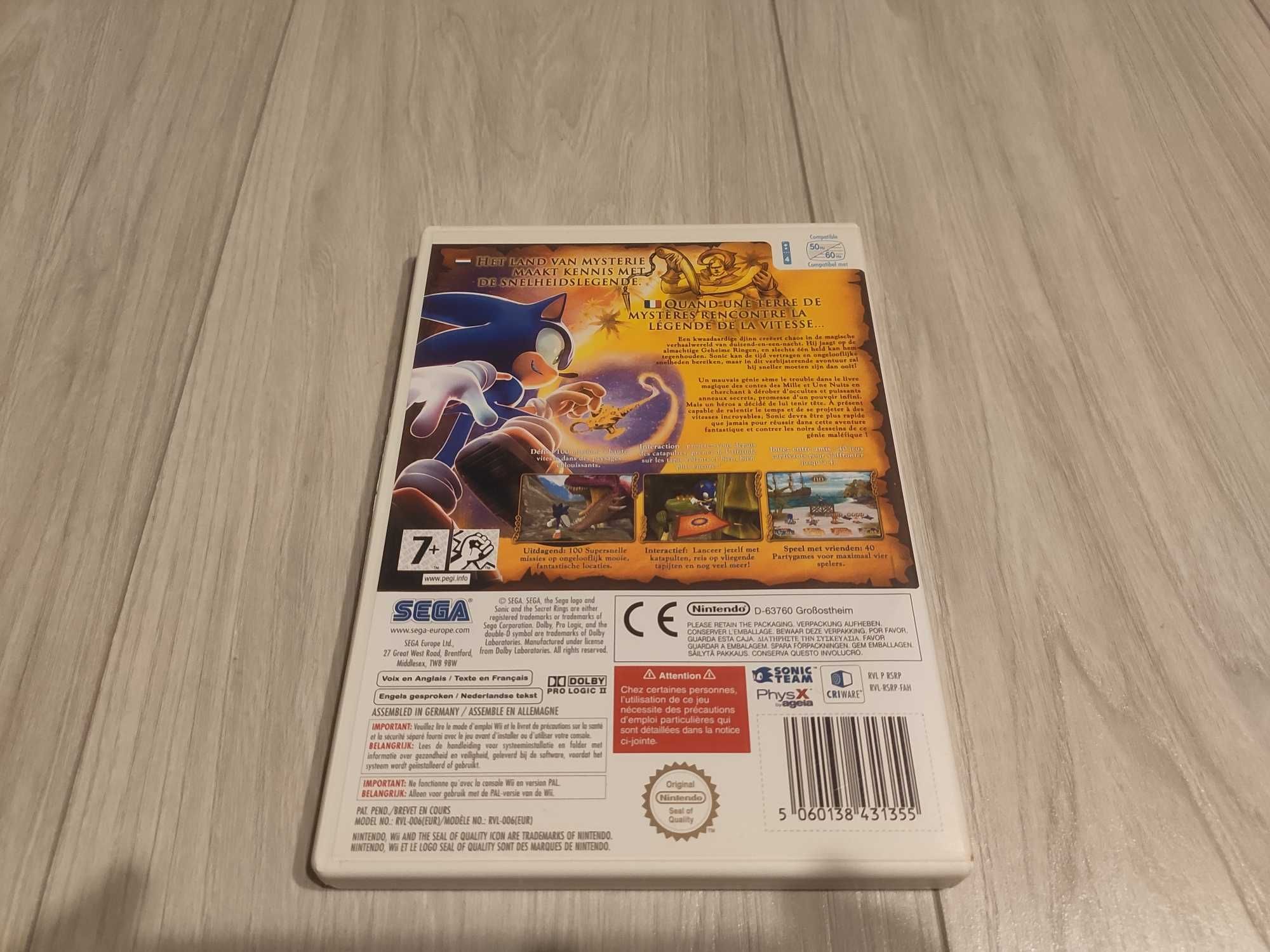 Sonic and the Secret Rings - Nintendo Wii gra PAL