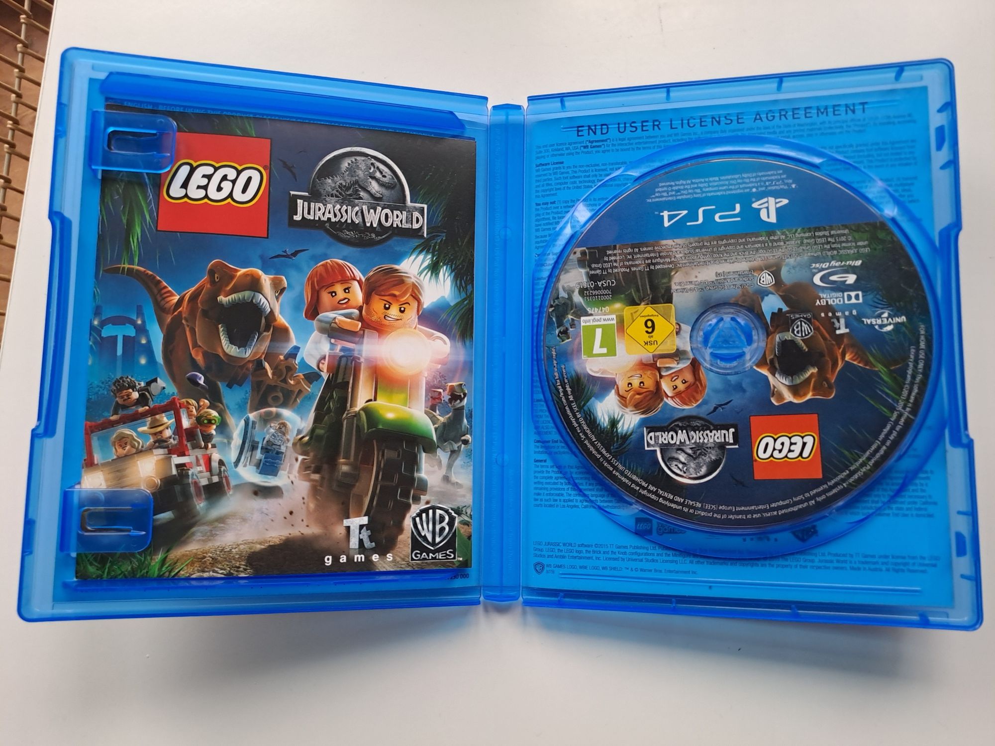 PS4 gra Lego Jurassic World