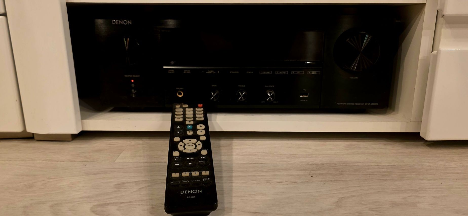 Zastaw stereo Denon DRA800H Glosniki i subwoofer Klipsch R28F