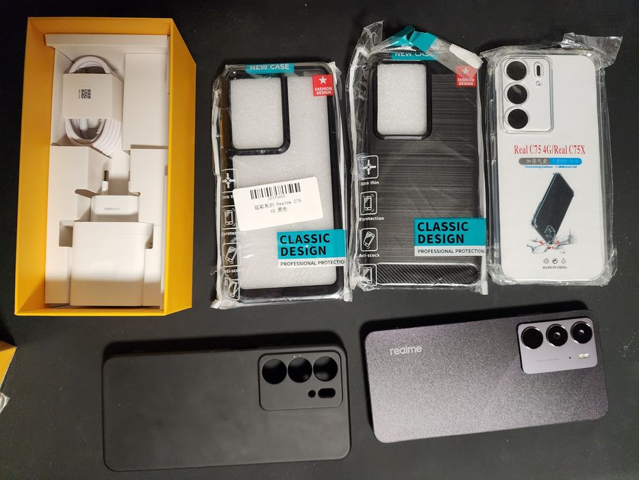 Realme C75 8/256GB NFC чорний як новий, вологостійкий, захищений