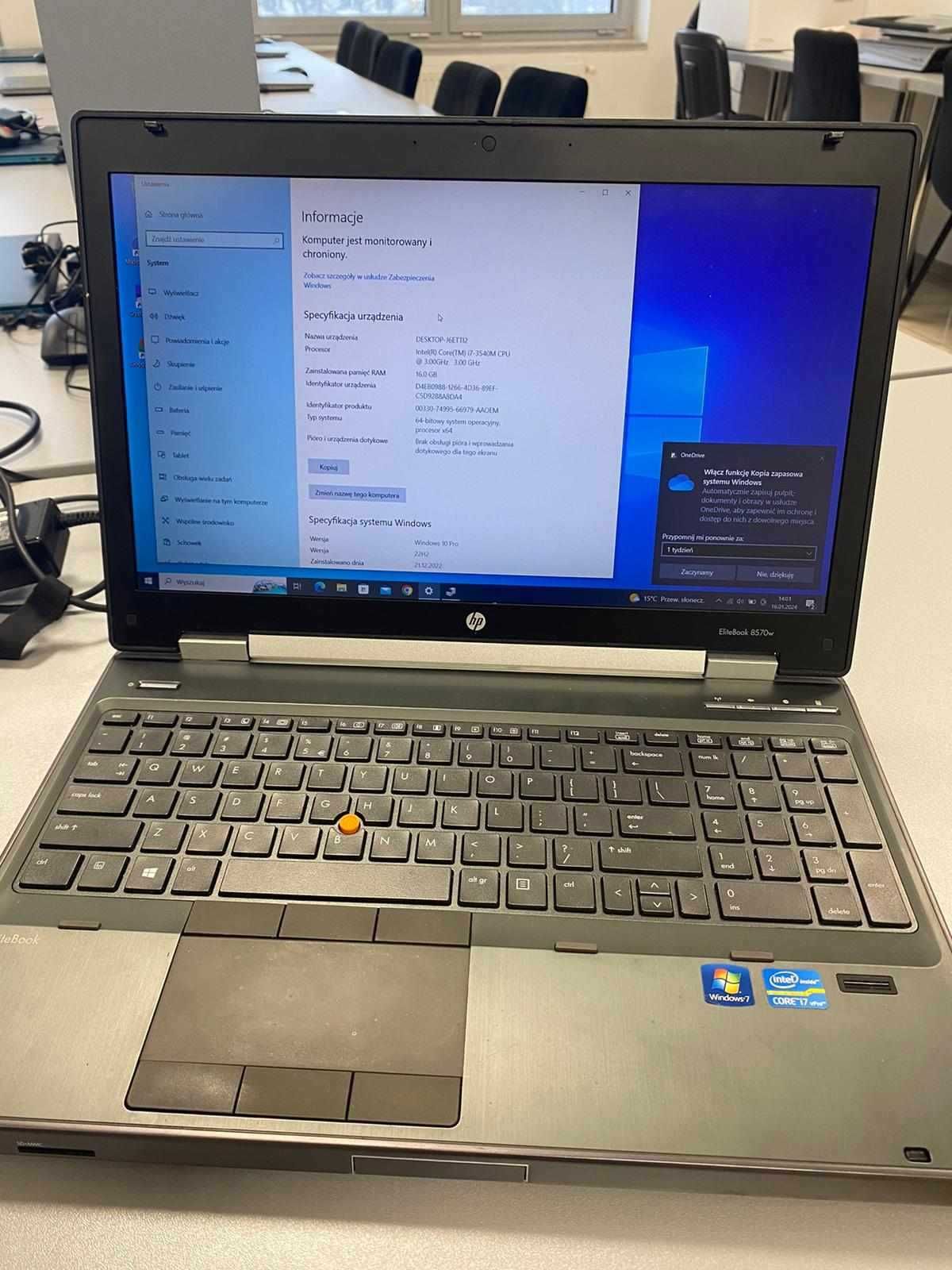 Laptop DELL PRECISION M6800 -  2 sztuki