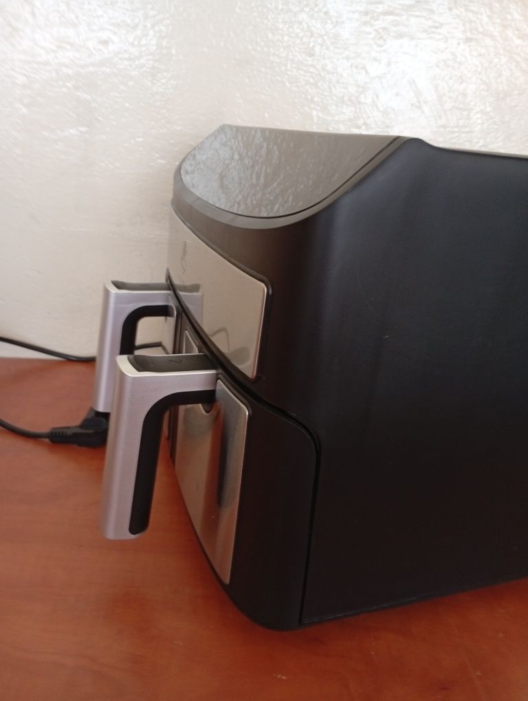 Frytkownica frytownica dwukomorowa poj. 2x3.5 L airfryer beztłuszczowa