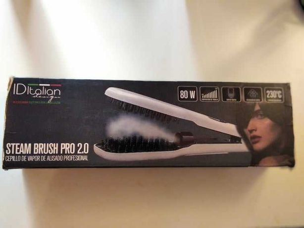 Alisador de Cabelo ID ITALIAN Steam Brush Pro 2.0