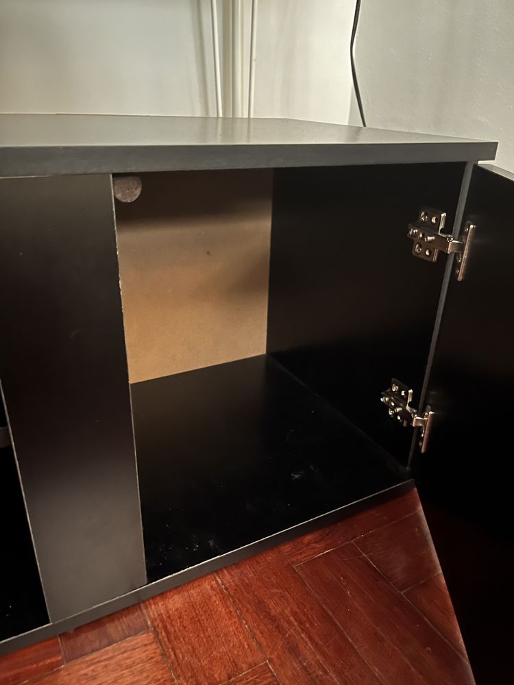 móvel de tv preto (entrego em casa)
