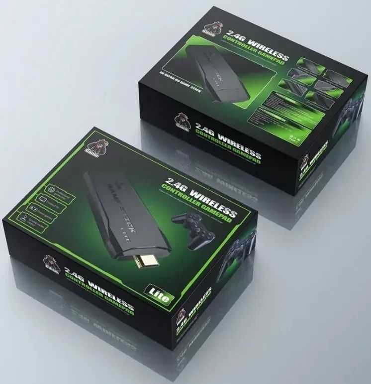 Ретро ігрова приставка консоль Game Stick Lite 4K HD 64 ГБ