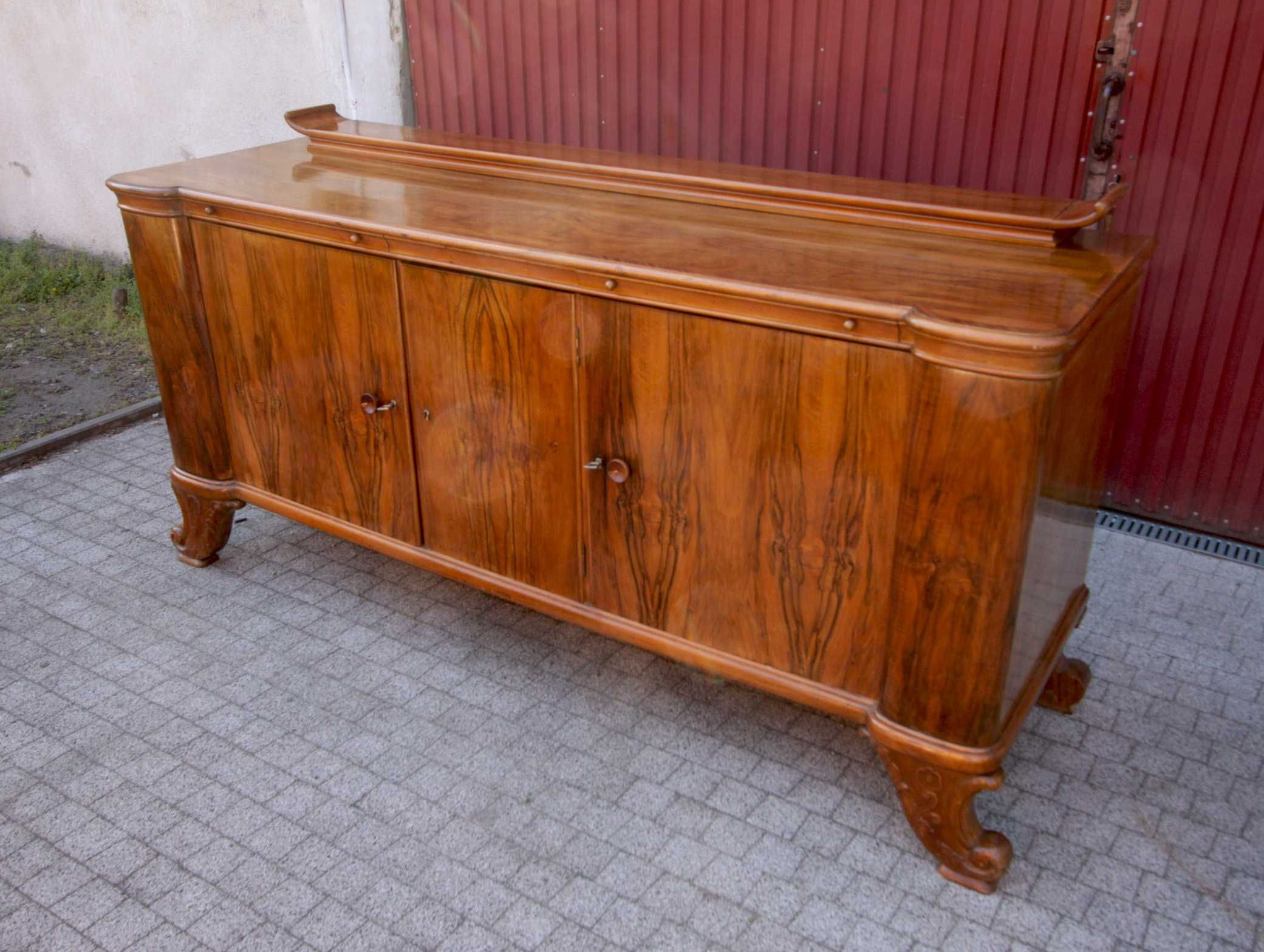 Bufet ART DECO z 1930 roku, palisander, orzech
