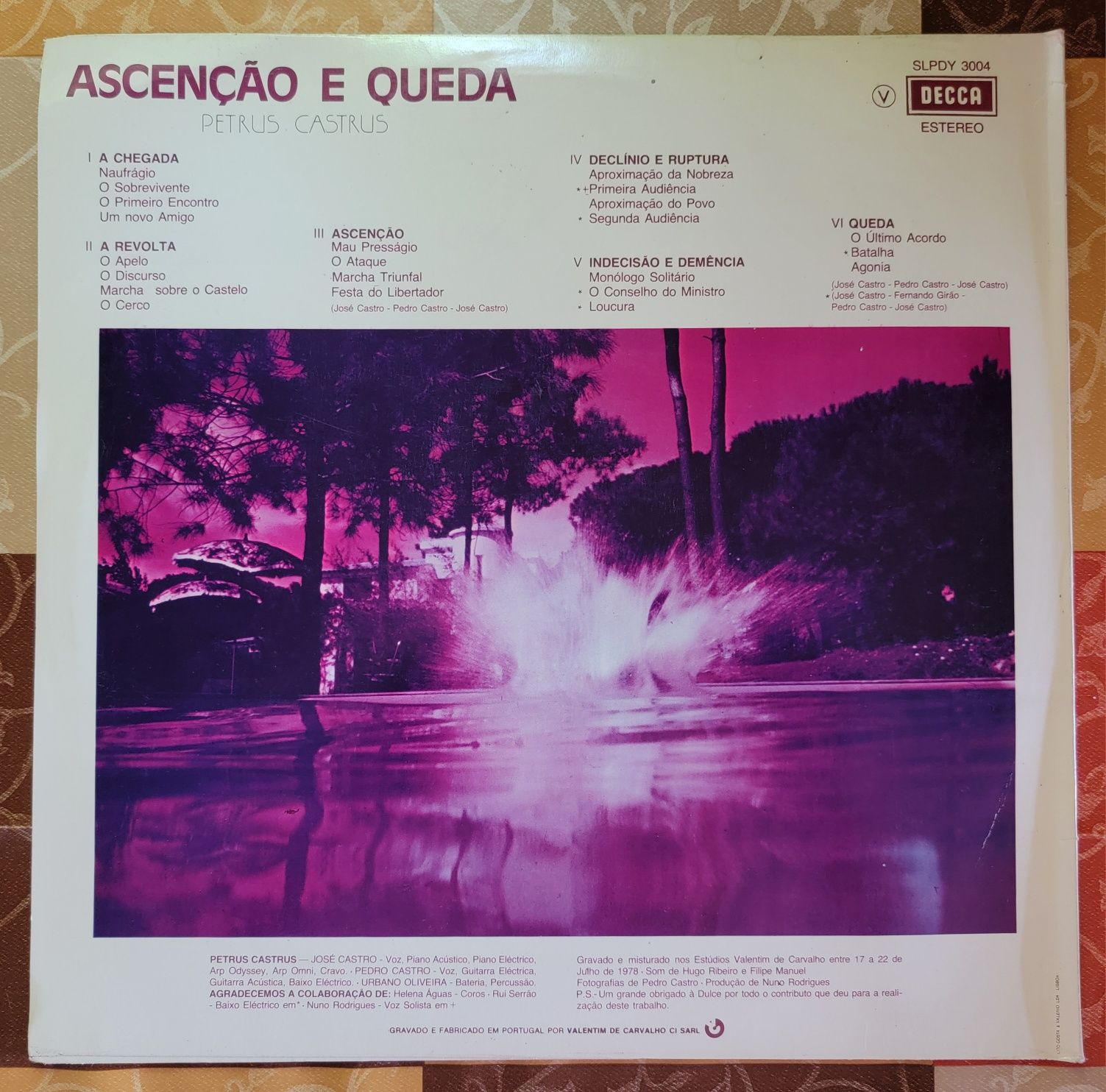 Disco de Vinil "Petrus Castrus: Ascenção e Queda"