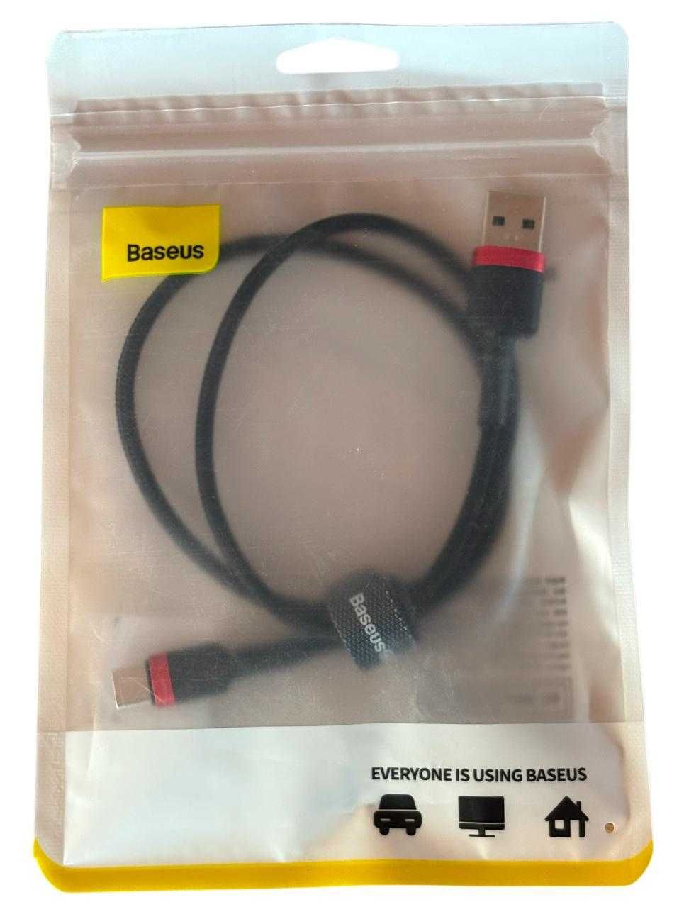 Kabel Baseus Cafule 3A USB-A do USB-C 0,5m, czarno-czerwony kod 2242