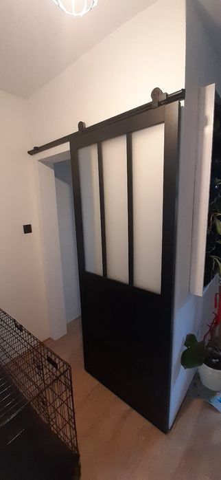 System do drzwi LOFT ARON 2,00m czarny Sevroll Nowe. Okazja