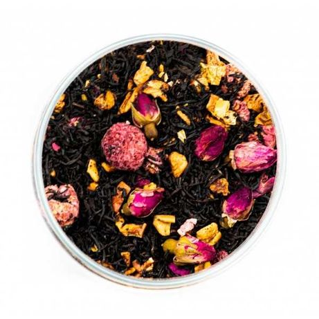 KRÓLEWSKA MALINA Herbata Czarna Liściasta Z Dodatkami 100 G