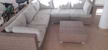 Sofa de exterior em L