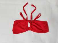 Biustonosz czerwony kąpielowy bandeau opaska 34 LA REDOUTE STG0183B