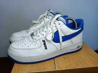 Biało Niebieskie buty Nike Air Force 1