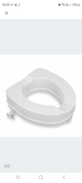 Nakladka toaletowa 10 cm Nowa