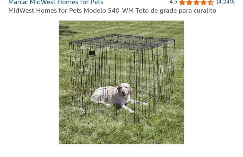 Casa/parque/ grade animais com parte superior