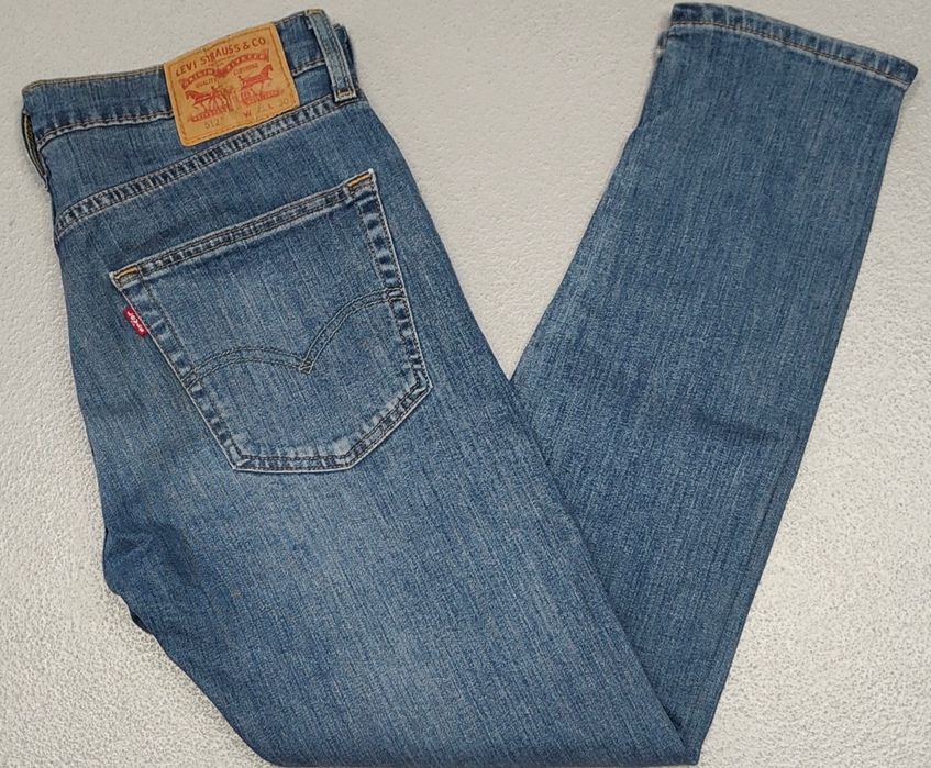 Wr) LEVI'S 512 oryginalne spodnie jeansowe Roz.31/29