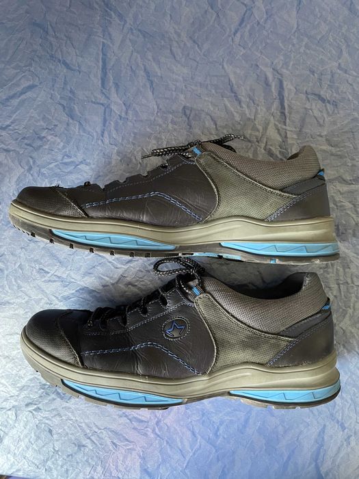 Шкіряні чоловічі кросівки Mida 12149(4) сині 42 розмір демісезон