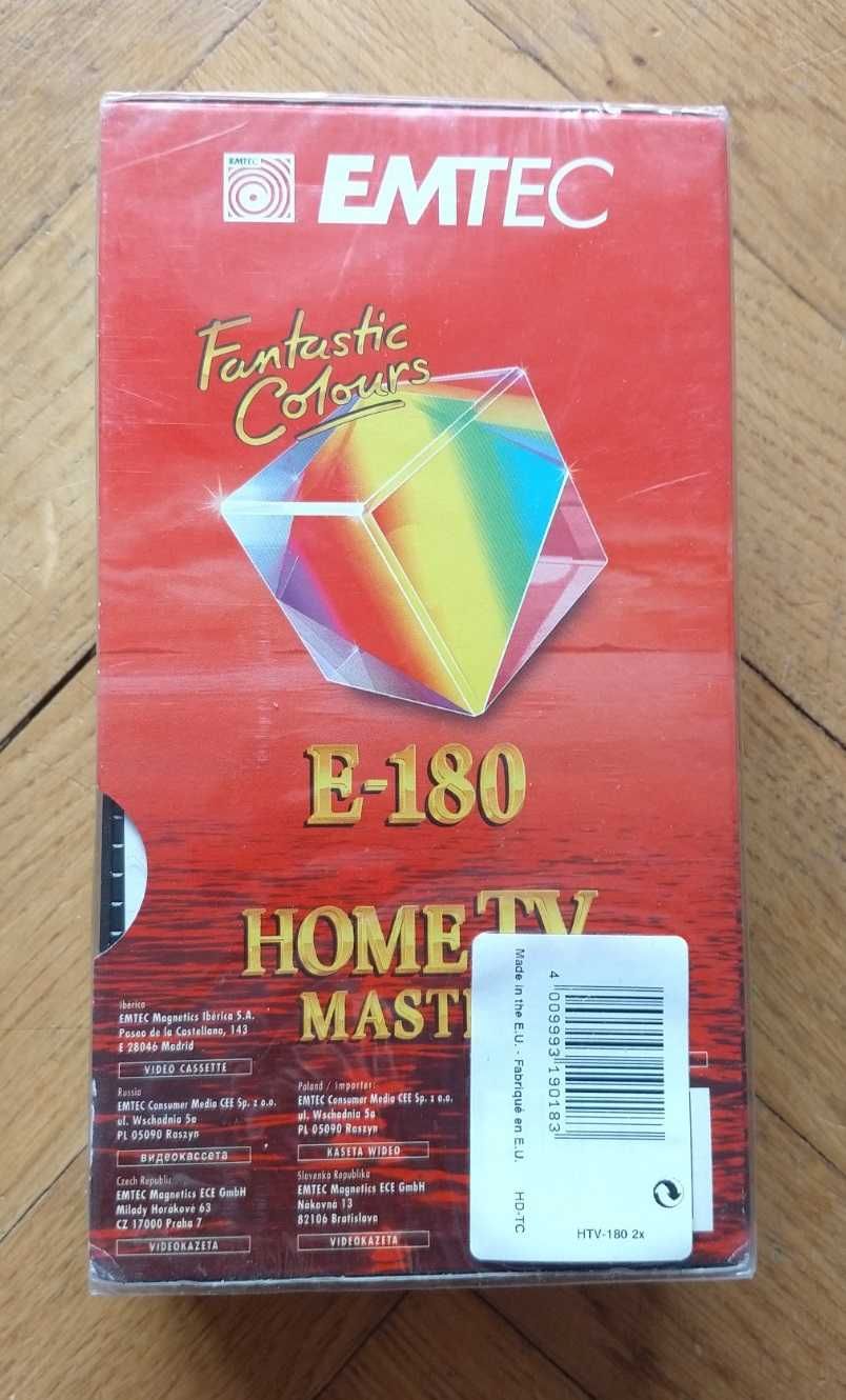 2x Kaseta VHS / EMTEC / E-180 / Fantastic Colours / Nowe Folia / Video