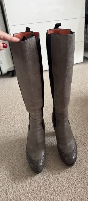 Женские сапоги Santoni оригинал!