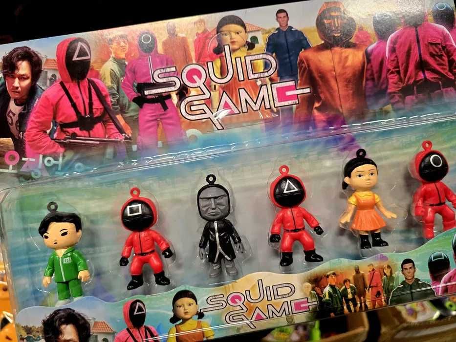 Ekstra figurki dla dzieci zestaw z serii Squid Game nowe