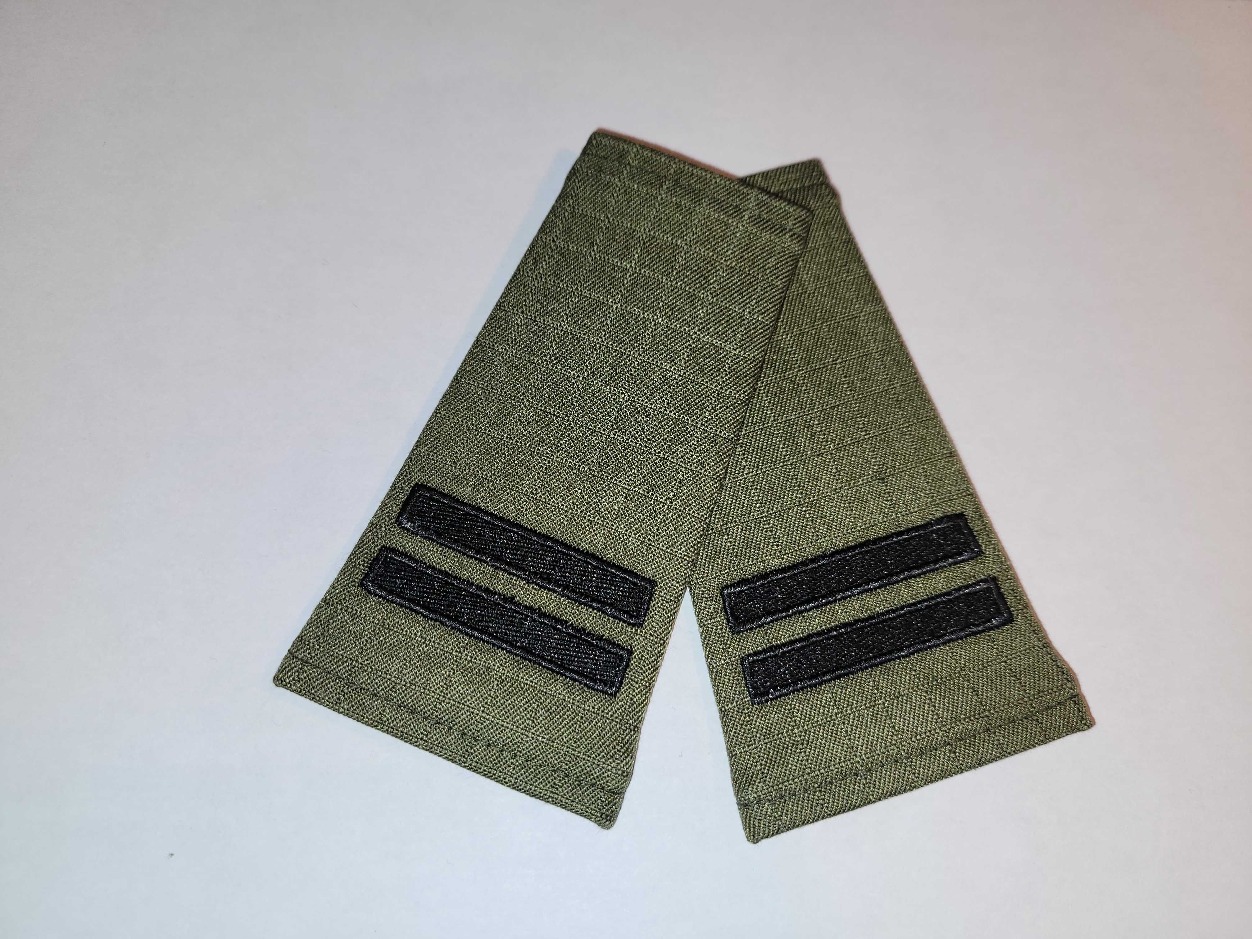 Pagony pochewki służbowe khaki oliwkowe kapral kpr. SG komplet