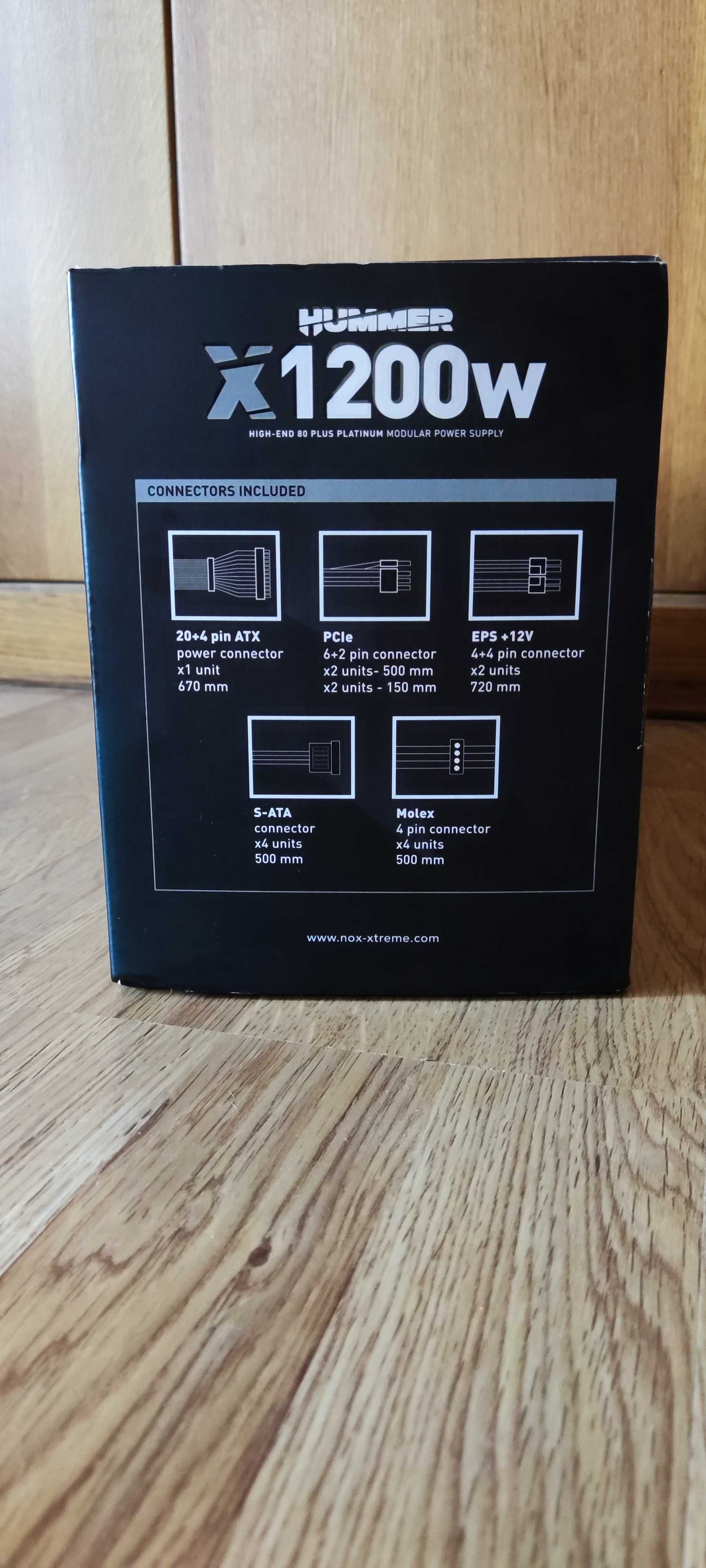 PSU, Fonte de Alimentação, - NOVA - NOX HUMMER X1200W