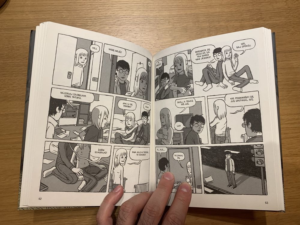 W cztery oczy - Sascha Hommer - super stan- raz czytany komiks -Poznań