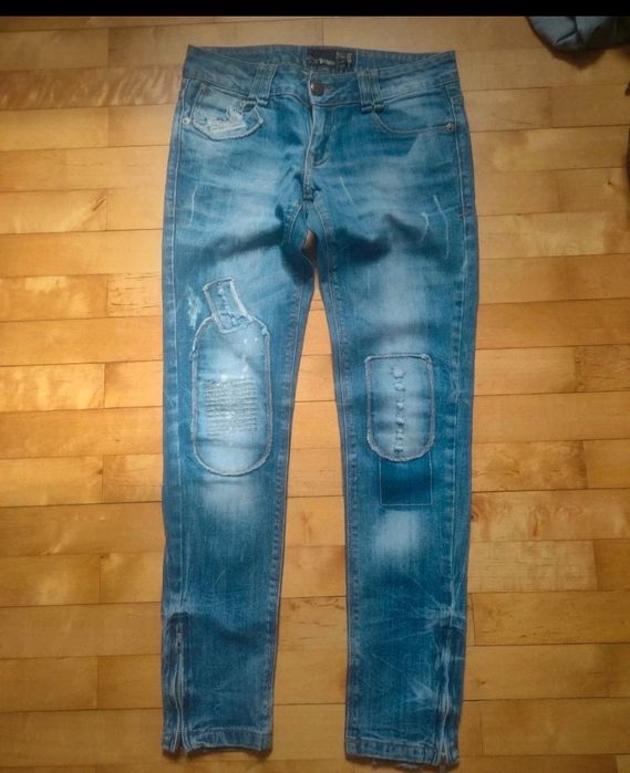 Spodnie jeans r 38 denim