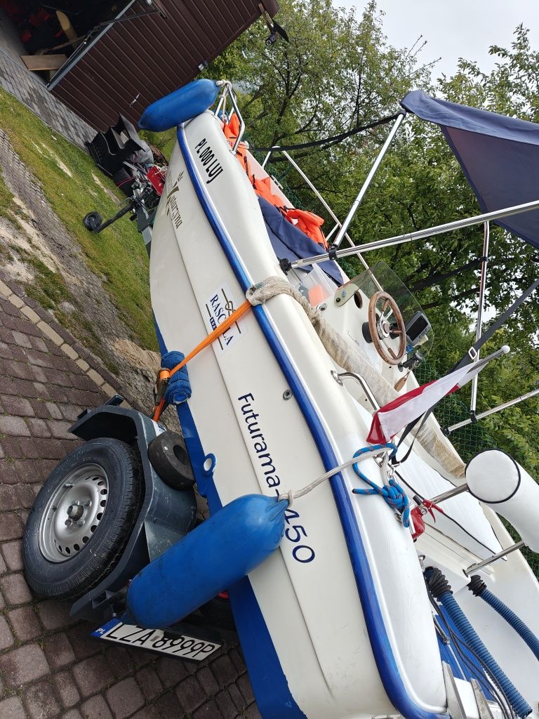 Łódź motorowa sprzedam lub zamienię
