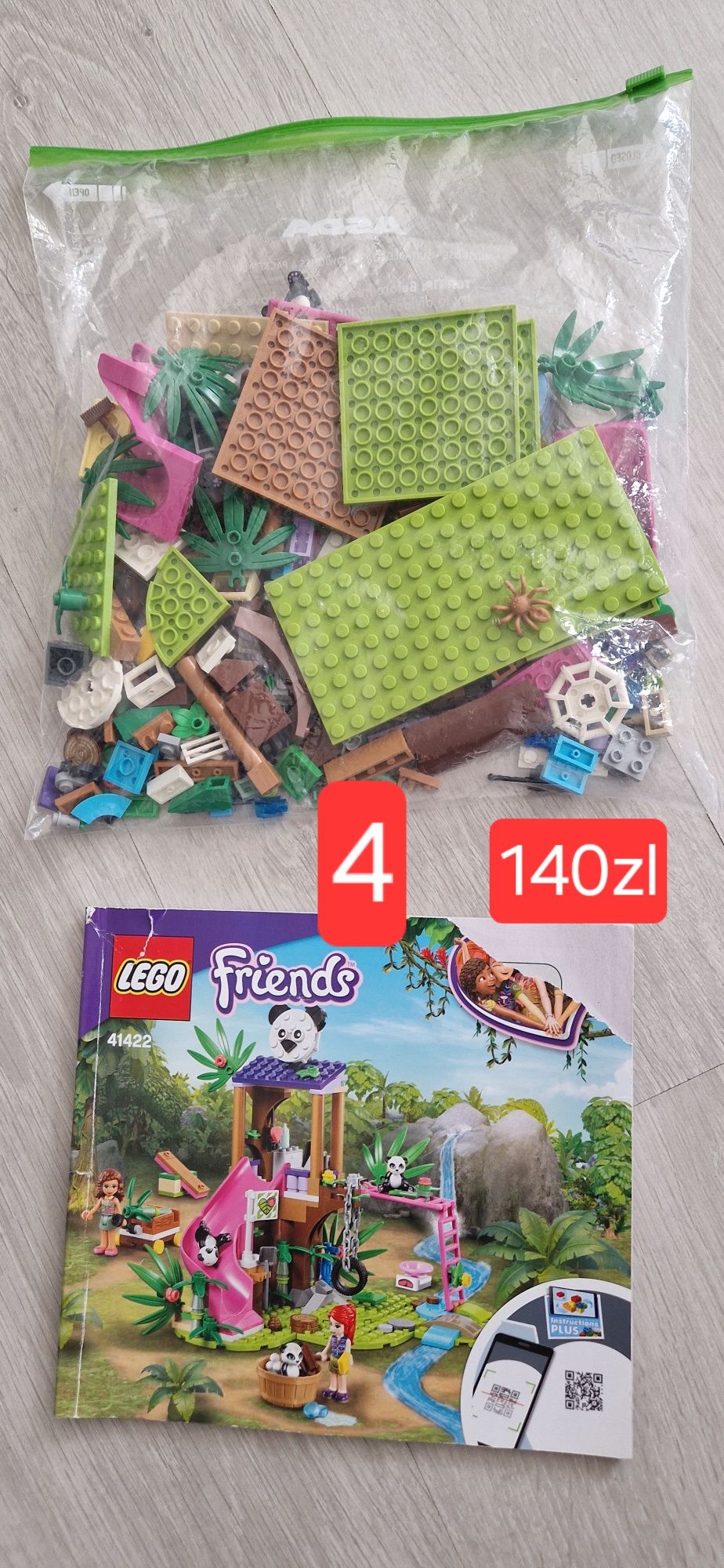 Lego Friends zestaw 41422 Domek pand na drzewie