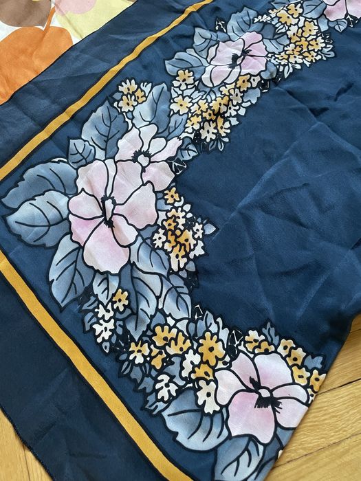 Apaszki chusty vintage material na gumki jedwab