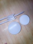Trzy lampy LED na ścianę lub na sufit