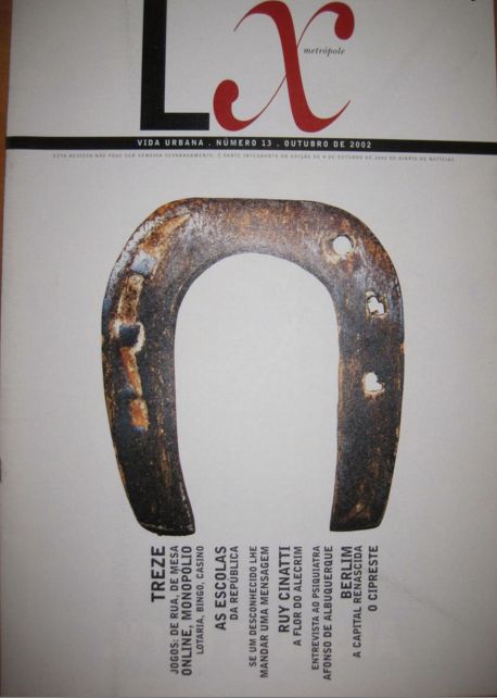 Design: Lx Metrópole - Vida Urbana, n.º 13, Outubro de 2002