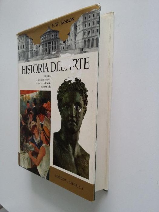 Livro história da arte HW Janson "Historia del arte" 1965 espanhol