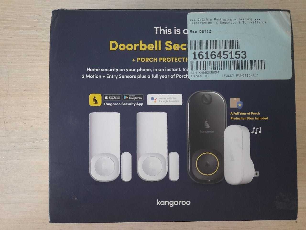 Видео звонок-домофон Kangaroo doorbell camera.