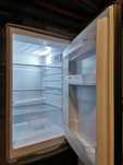 Lodówka MPM mała 141cm inox nofrost