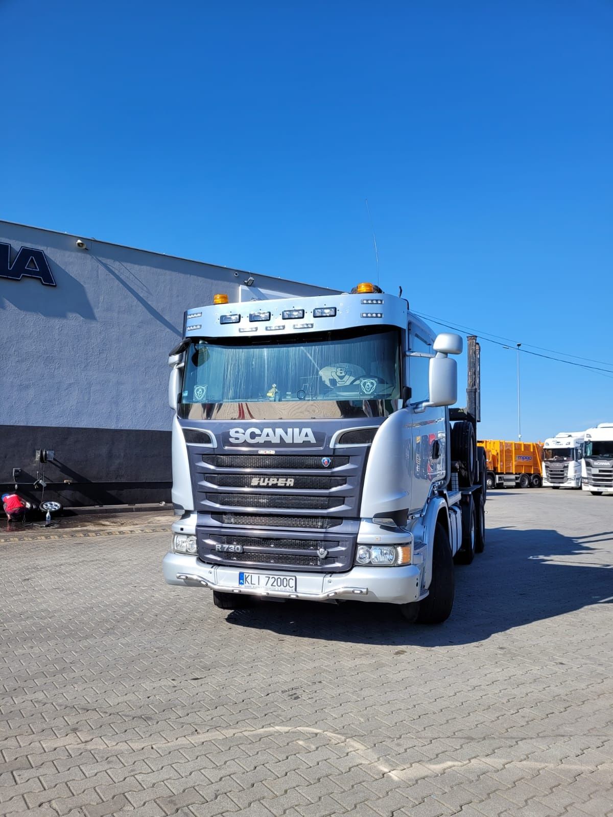 Scania V8-R730-Do drewna