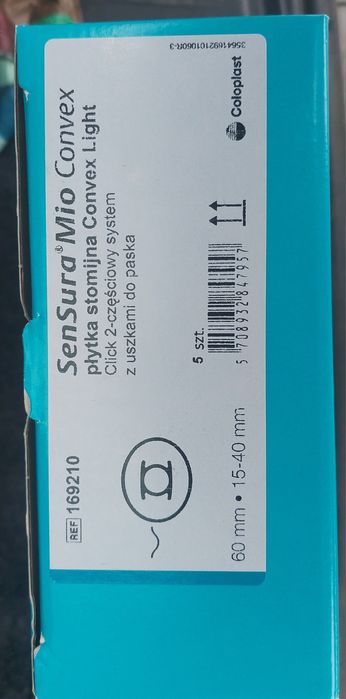 Płytka stomijna: 5 opakowań po 5 sztuk (60 mm / 15-40 mm )