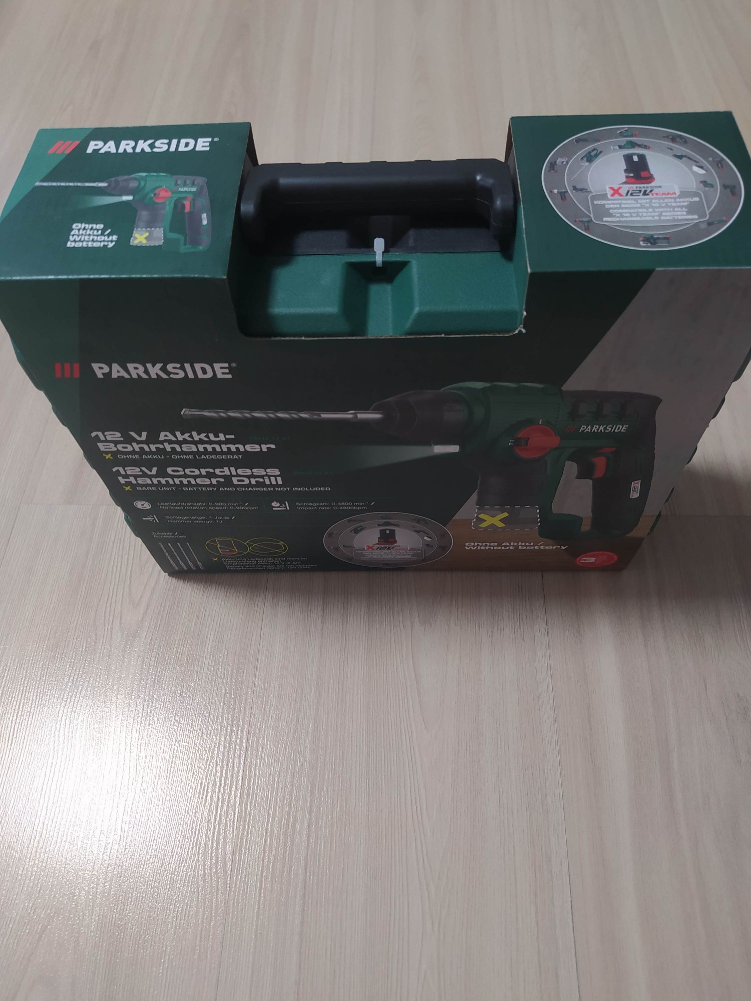 Młotowiertarka Parkside 12v