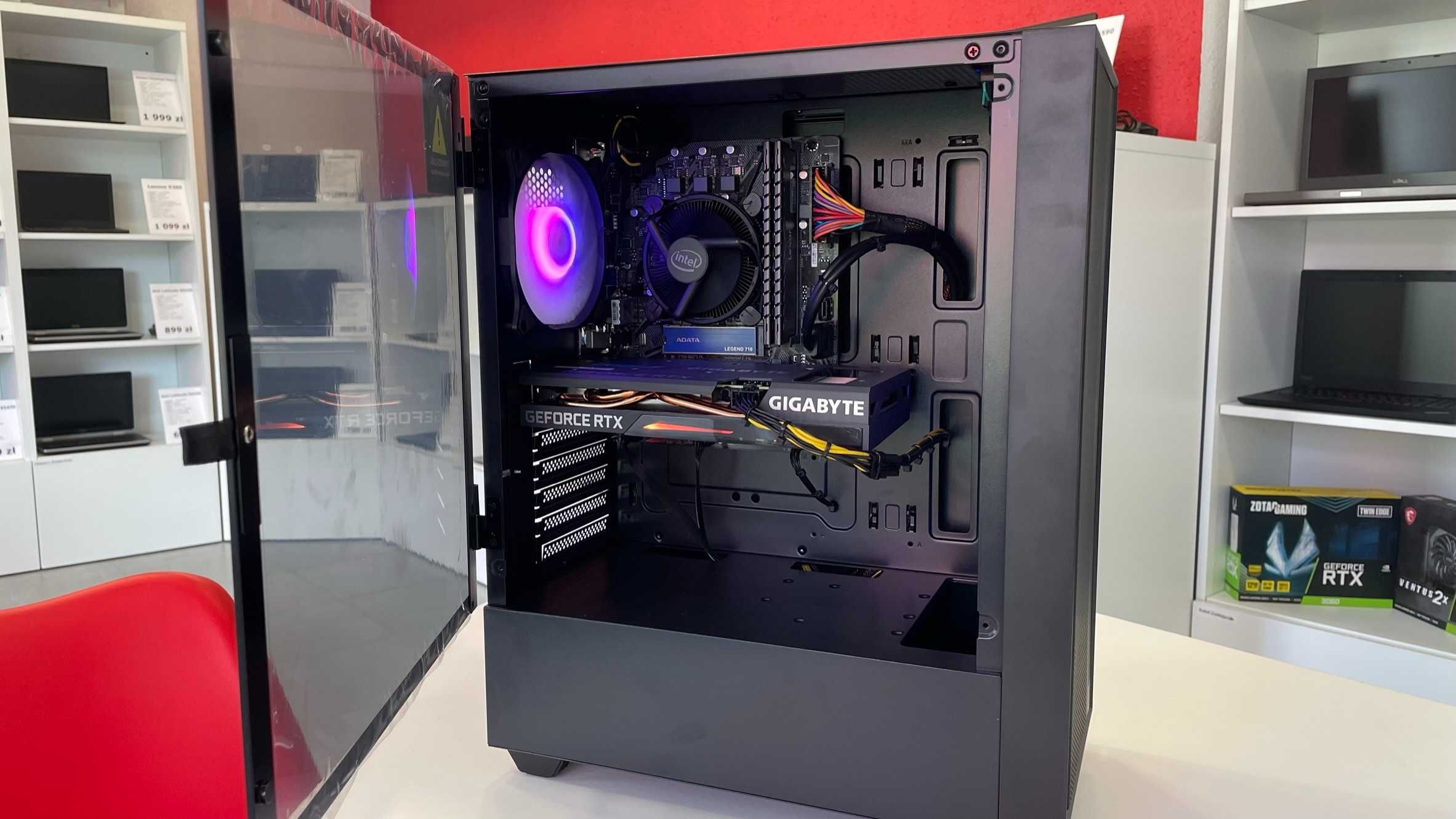 Nowy Komputer Gamingowy i7-12700F 32GB 2TB SSD RTX 5070 Ti Win 11 Raty