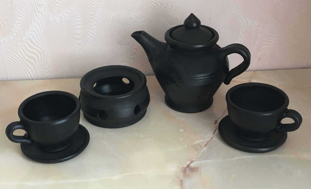 Сервіз чайний глиняний