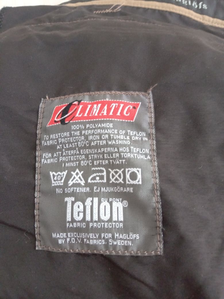 Spodnie Haglofs Climatic Teflon r.54