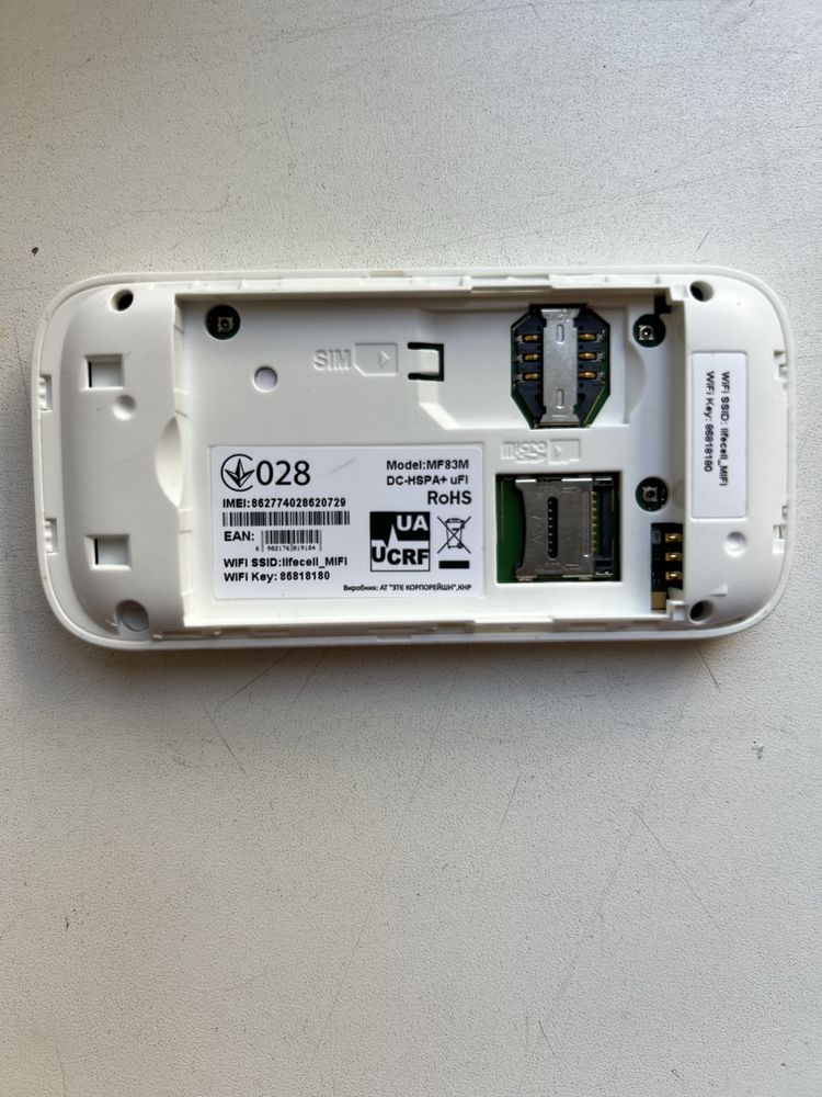 Мобильный 3G WiFi роутер ZTE MF83M