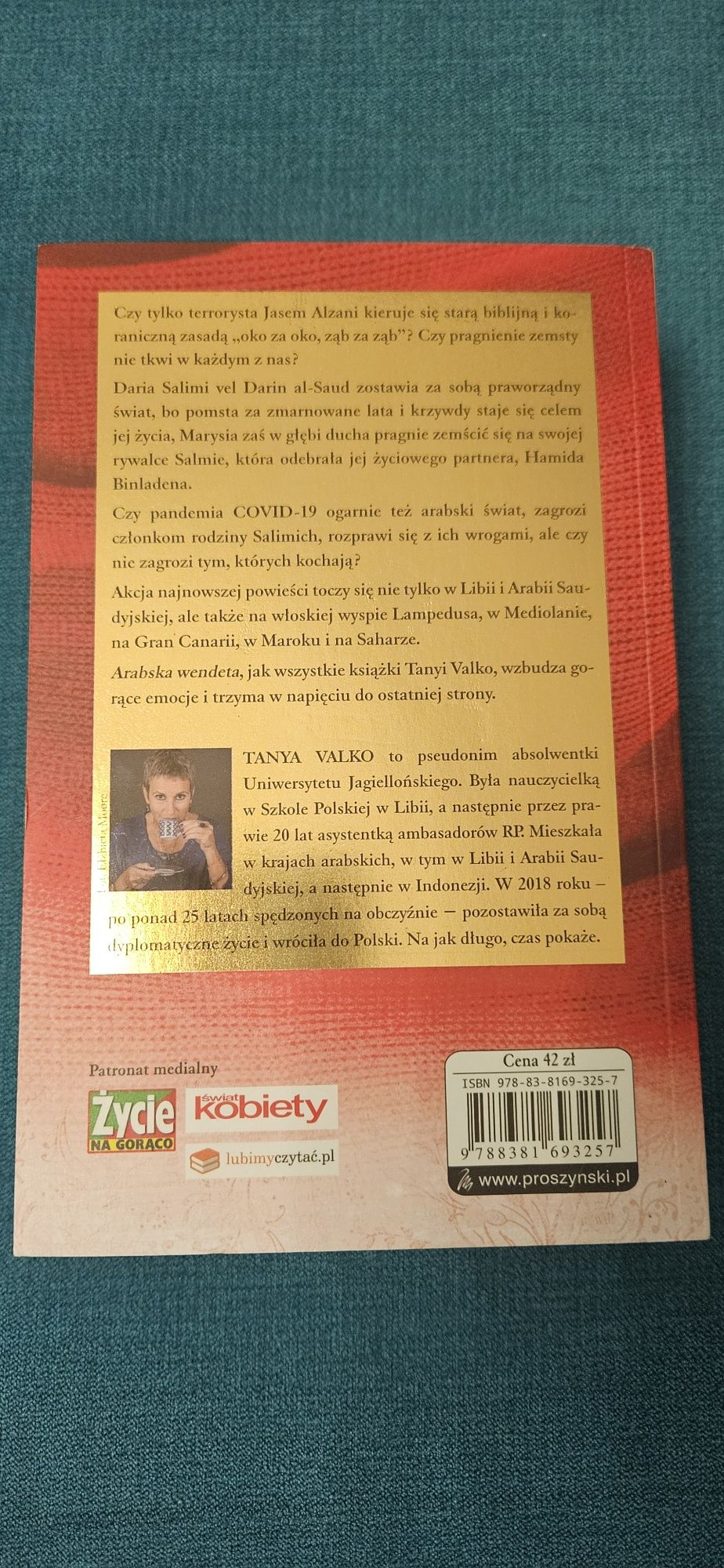 Tanya Valko książka Arabska Wendeta