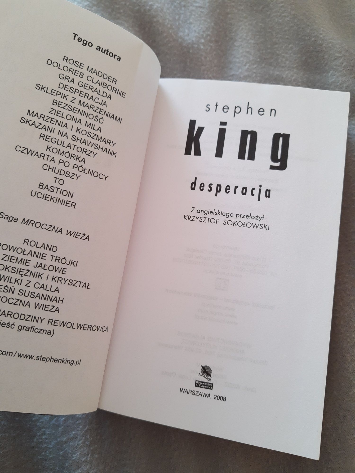 Stephen King Desperacja