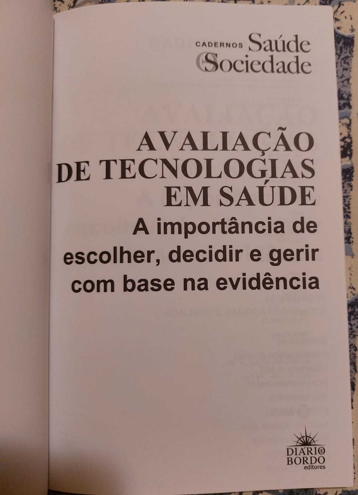 Livros: Cadernos Saúde e Sociedade nºs 1021 e 1051 [Oferta Portes]